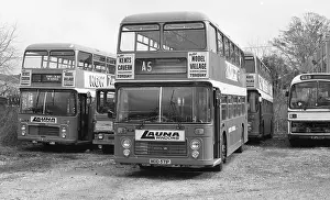 Double Decker Bus Transport Drucke: Bristol VR double-decker buses