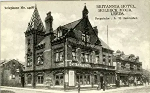 Leeds Drucke: Das Britannia Hotel, Holbeck, Yorkshire
