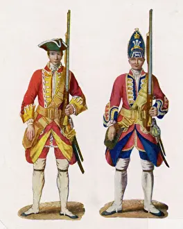 Zwei britische Infanteristen