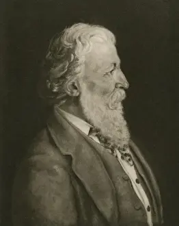 Robert Browning Portrait Drucke: Browning Emery Walker