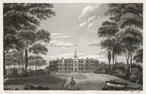 18th Century Estates UK Drucke: Bruce Castle, 1787