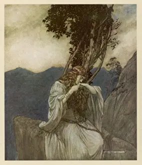 Brunnhilde Opera Drucke: Brunnhilde and Ring