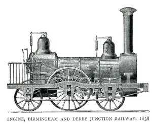 Dampfmaschine für Lokomotiven, 1838