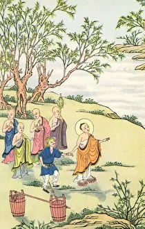 Buddhist History Drucke: Buddha & Dustman