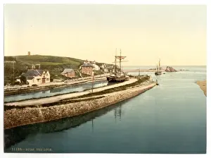 Historical Cornwall Images Drucke: Bude, the lock, Cornwall, England