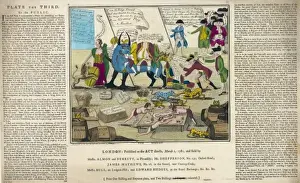 Satirical Prints UK Drucke: The budget