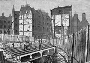 London Underground Development Drucke: Building Underground
