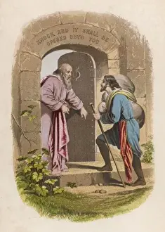 Classic Literature Prints Online Drucke: Bunyan / At the Gate