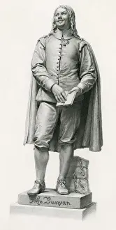 Historical Figure England Drucke: Bunyan Statue