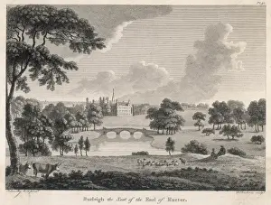 Cambridgeshire Landmarks Drucke: Burghley House
