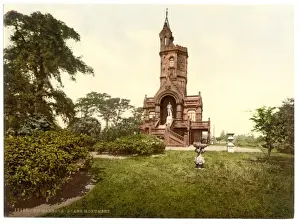 Drucke von Brennerdenkmal in Kilmarnock, Schottland; Erscheinungsdatum zwischen etwa 1890 und etwa 1900 Kilmarnock Drucke: Brennerdenkmal, Kilmarnock, Schottland