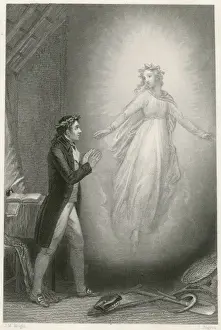 Robert Burns Poet Drucke: Burns and his Muse