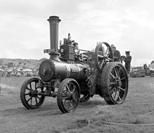Vintage Steam Engine Drucke: Burrell General Purpose Engine number 2426, Ted Haggard