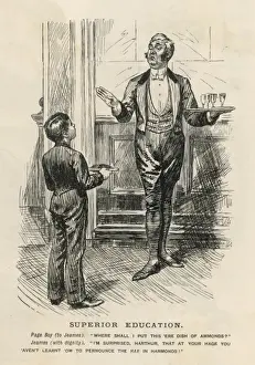 Punch Magazine Art Drucke: Butler from Punch