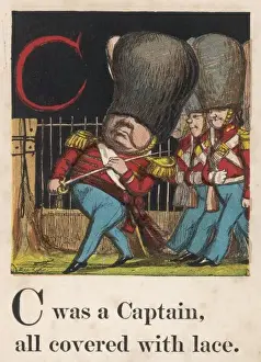 Victorian Era Military Drucke: C Captain 1867