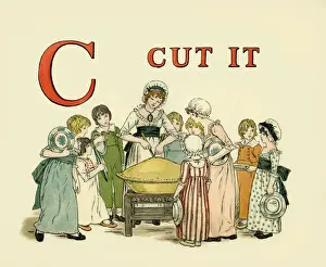 Kate Greenaway Prints Online Drucke: C Cut it