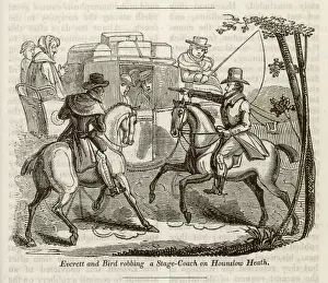 Hounslow Drucke: Bergstraßebanditen/Raubtiere des 18.Jhdt