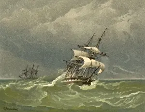 Sailing Ship History Drucke: C19 BARQUE