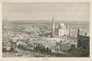 Middle East Cities Drucke: Cairo General View