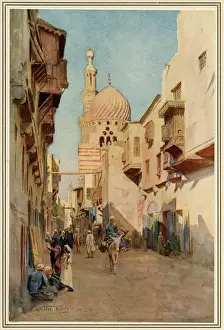 Old Cairo Street Scene Drucke: Cairo - Suk-es