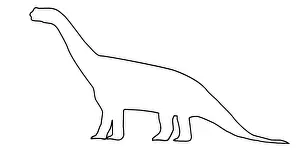 Mesozoic Era Animals Drucke: Camarasaurus