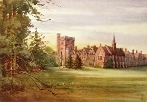Universitäten Und Hochschulen Drucke: Kambridge Universität Girton Gesellschaft