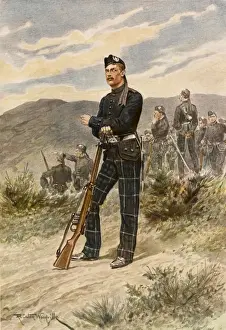 British Historical Images Drucke: Cameronians, Rifles