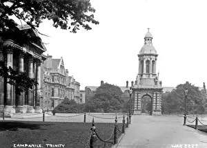 Early 1900s Irish Architecture Drucke: Campanile, Trinity