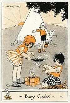 Outdoor Meal Preparation Drucke: Camping