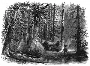 Canadian Wilderness Landscape Drucke: Canada Native Lodges