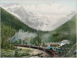 Kanadische Rocky Mountains Drucke: Kanadische Pazifischen Eisenbahn