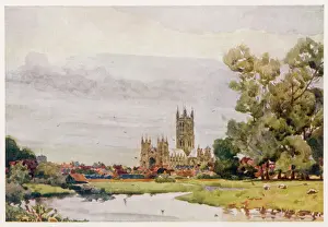 Canterbury Drucke: Kanturbier Kathedrale