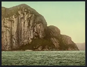 Historical Picturesque Views Drucke: Cape Trinity on the Saguenay River