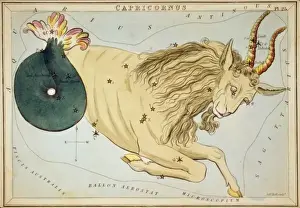 Historical Astronomy Prints Drucke: Capricornus