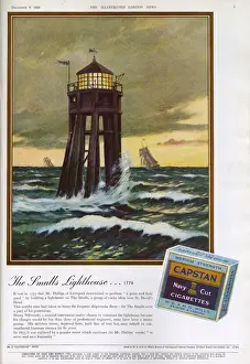 Vintage Cigarette Advertisements Drucke: Capstan Navy Cut Cigarettes advertisement