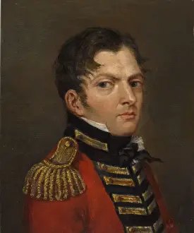 Waterloo Battlefield Images Drucke: Captain Augustus Hartmann