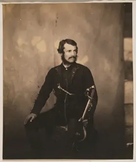 Crimean War Soldier Drucke: Captain Burnaby, Grenadier Guards