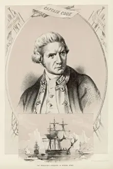Maritime History Art Drucke: Captain Cook / M Smith