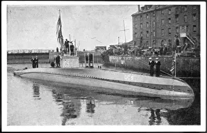 WWI Maritime History Drucke: Captured U-Boat 1916