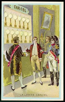 19th Century Innovation Drucke: Carcel and his Lamp