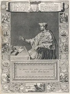 Historical Statesman Drucke: Cardinal D amboise