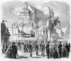Swedish Royal History Drucke: Carl XV Crowned