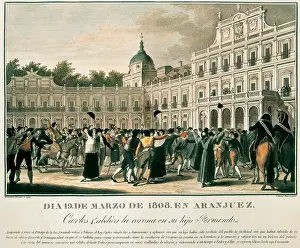 Charles IV Of Spain Drucke: Carlos IV abdication