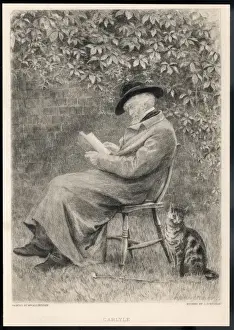 Thomas Carlyle Portrait Drucke: Carlyle (Allingham)