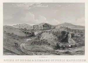 Carthage Ruins Drucke: Carthage in 1860