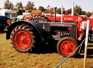 Vintage Tractors Drucke: Case C tractor