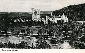 Drucke von Das Schloss in Balmoral, Ballater im Abdomen Shire in Schottland Datum 1900er Jahre Aberdeen Drucke: Das Schloss, Balmoral, Aberdeenshire