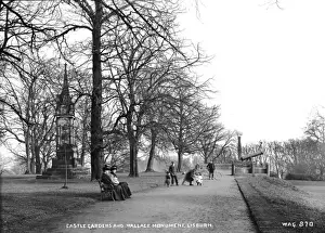 Schlossgärten und Wallaces Denkmal in Lisburn