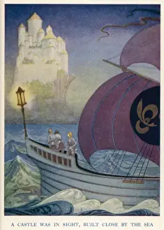 Arthurian Legend Drucke: The Castle by the Sea