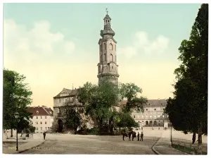 Thuringia Germany Photos Drucke: The castle, Weimar, Thuringia, Germany